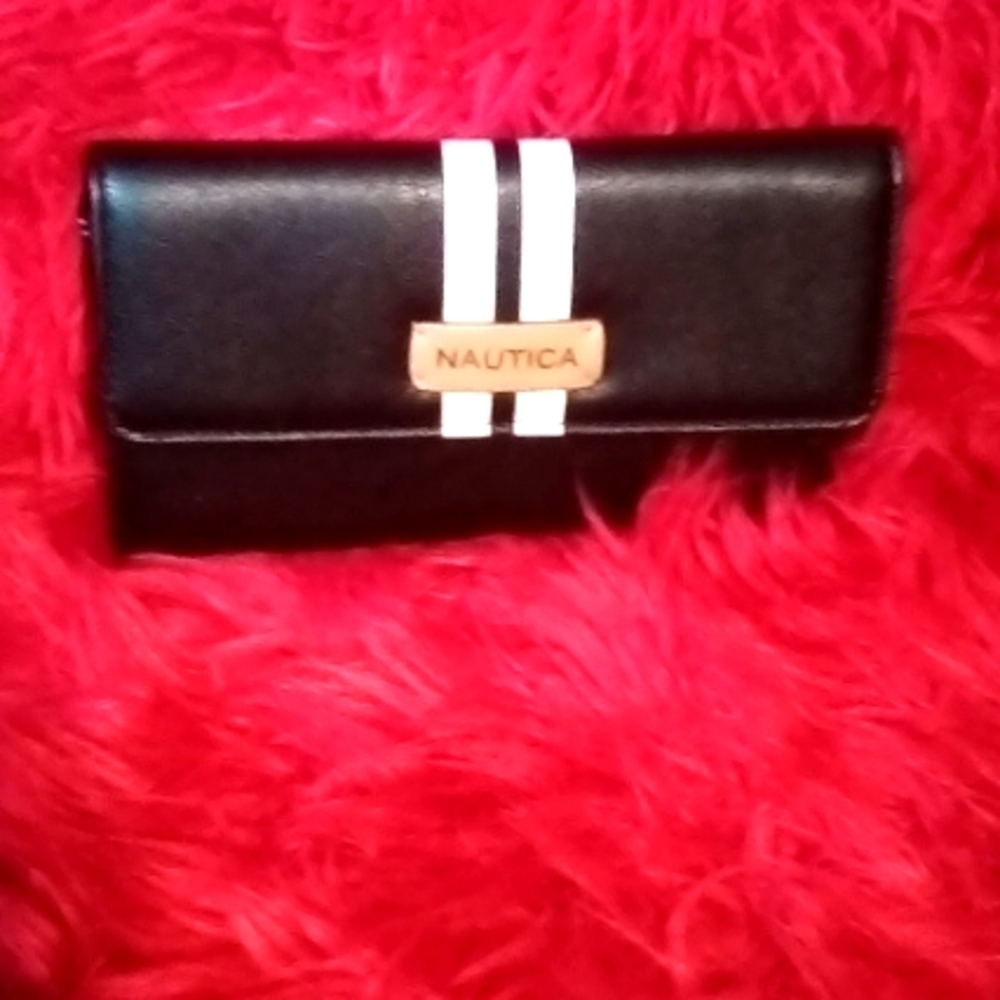 💞 Nautica Leather Purse Wallet Clutch